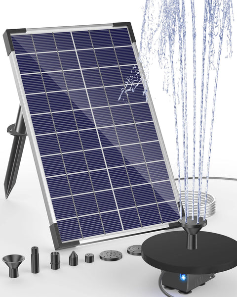 test 6.5W Solar Water Pump for Bird Bath & Small Ponds