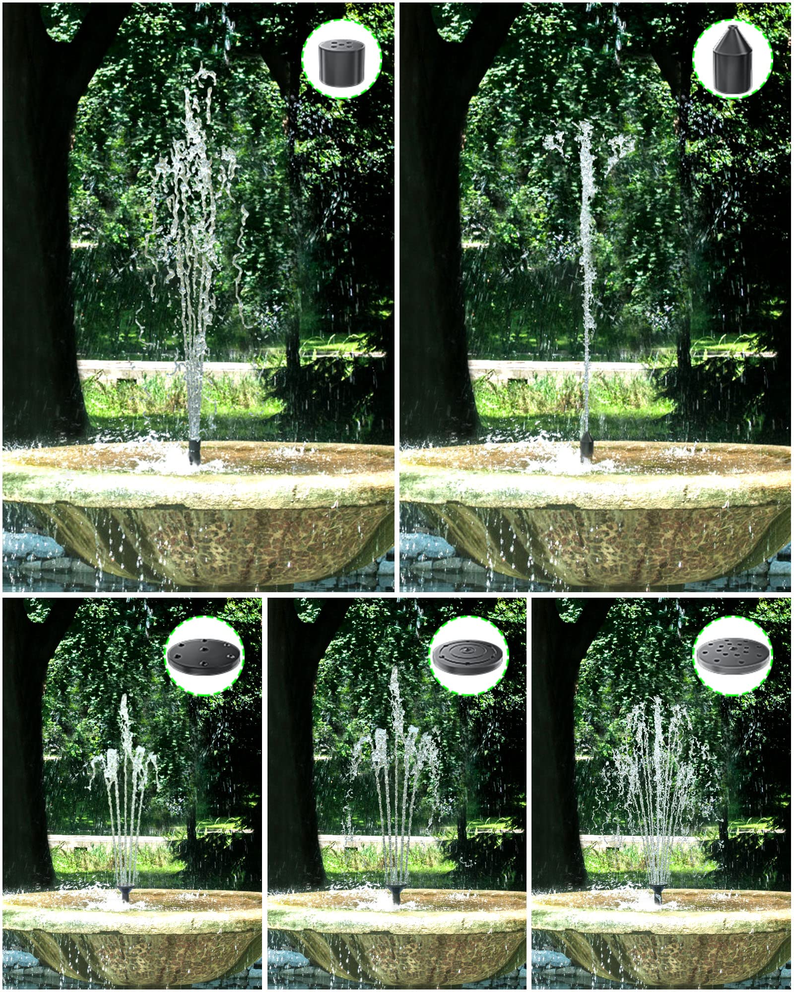 6.5W Solar Water Pump for Bird Bath & Small Ponds