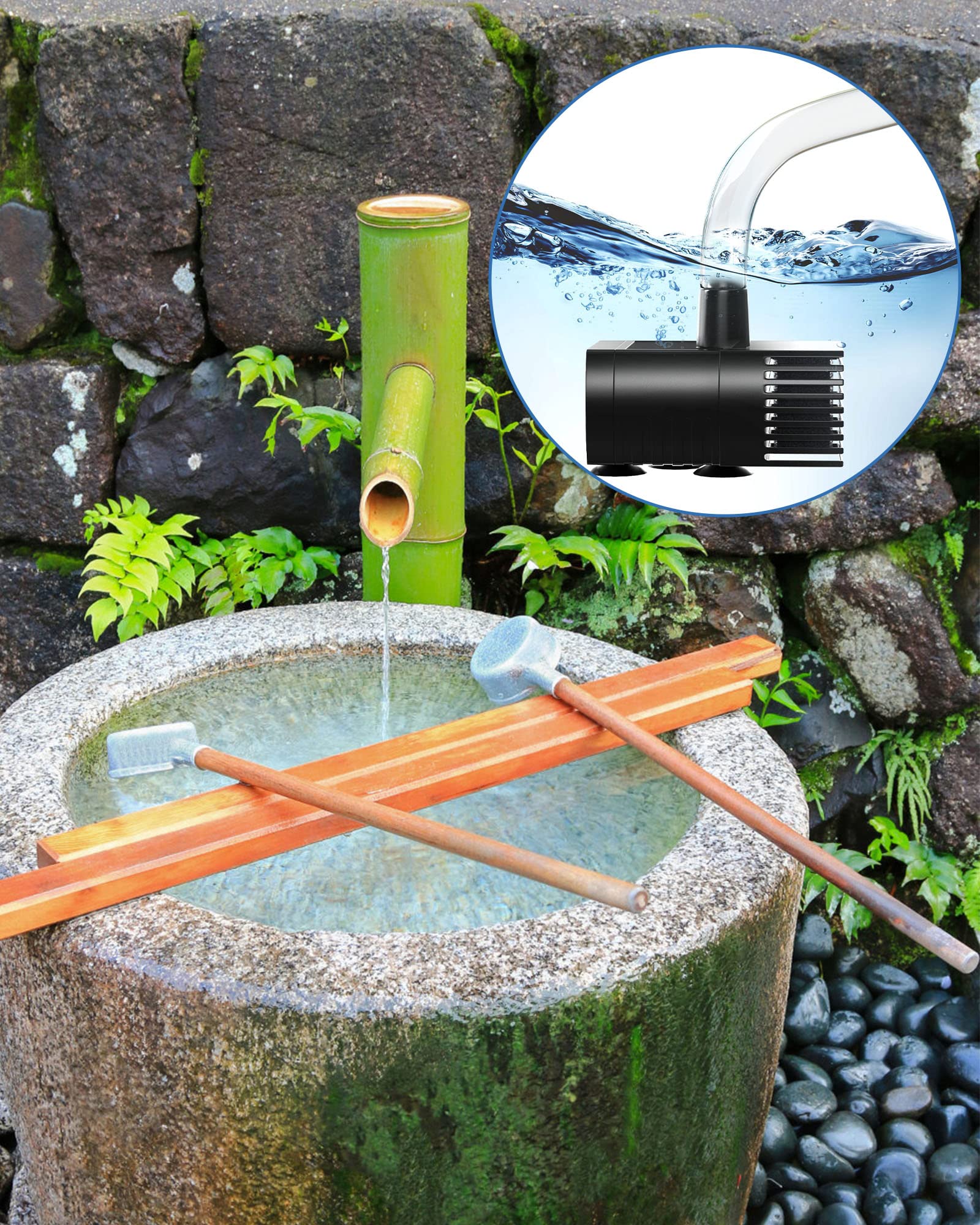 6.5W Solar Water Pump for Bird Bath & Small Ponds