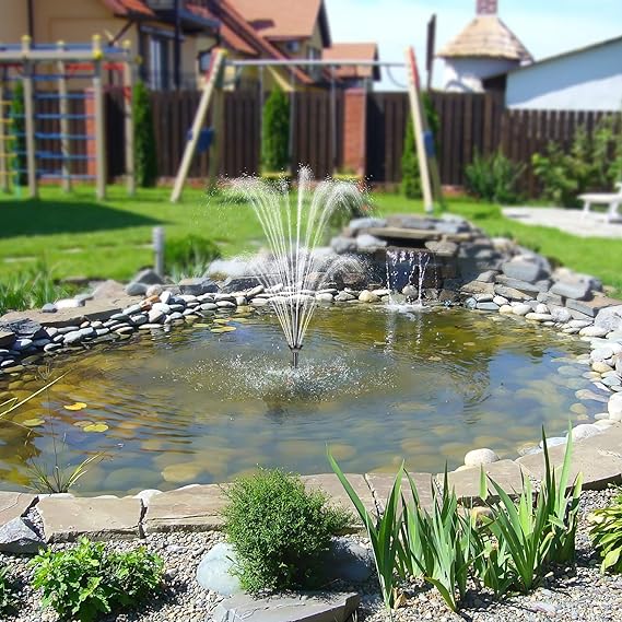 Biling Pond Filter with Water Pump Koi Pond Filter Box with 660GPH 110V/40W